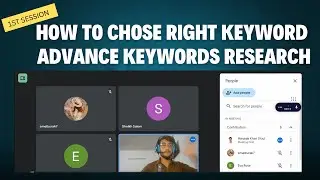 How To Chose Right keyword - Advance Keywords Research - SEO Session - Hanzala Khan