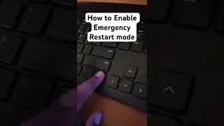 How to enable Emergency Restart mode in windows 