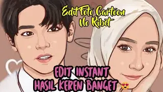 Cara edit foto jadi Cartoon||Mudah Nggk Pake Ribet