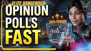 How to Find  OPINION POLL Data | My Method in Elite Dangerous