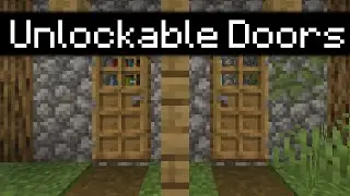 Unlockable Doors in Minecraft