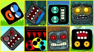 Bounce Ball 4 VS Red Ball 4 - Fight All Bosses (Fast Speed)