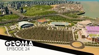 Geoma Ep. 24 | Sports Park & Varsity Arenas | Cities: Skylines