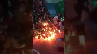 Сгорела елка на дискотеке