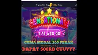TRIK MAIN GAME PRAGMATIC SWEET BONANZA MODAL 200 PERAK MENJADI 500.000@ANJANG CHANNEL