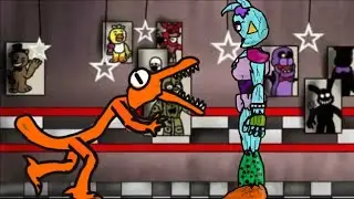 (DC2 FNAF) Shatterec Security Breach Vs Rainbow Friend