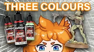 Painting my miniature with only 3 COLOURS