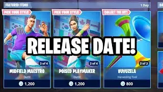 NEW SOCCER SKINS RETURN RELEASE DATE in Fortnite Item Shop! (Soccer Skins Returning Date)
