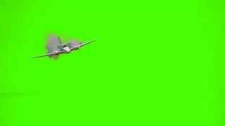 plane green screen