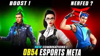 Best Character Combinations for Esports (OB54) | Healing , Attacking & Defensive Meta !