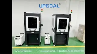 Full Enclosed 5W Water Cooling UV Laser Marking Machine with Auto Focusing for PP/Metal/Glass