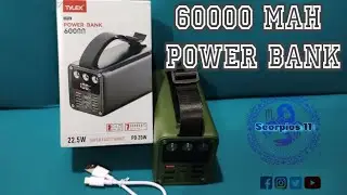 TYLEX 60000 MAH POWER BANK FROM LAZADA