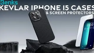 Benks Kevlar ArmorAir & ArmorPro Cases & Screen Protectors for iPhone 15 Pro