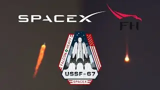 SpaceX Falcon Heavy USSF-67 Launch from 130 miles away!