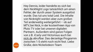 wichtiges Update zu nicknight | Antwort von Nick.