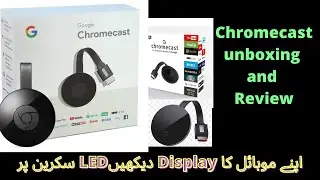 Chromecast Mirroring Device unboxing by Rfone Tech | Mobile display on LED TV