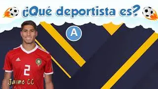 ADIVINA QUE DEPORTISTA ES