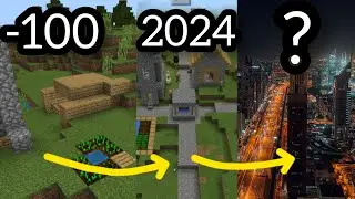 Как изменялась деревня жителей в Майнкрафт | ANANAS_2010 MINECRAFT