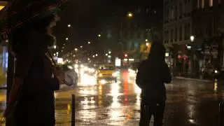 Little sad bird under the rain - by Bender -