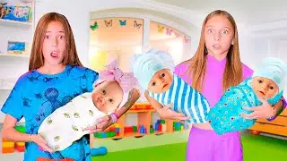 Стали НЯНЯМИ в ДЕТСКОМ САДУ на 24 Часа!