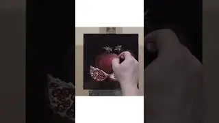 Painting pomegranates #shorts