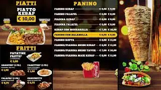 Panini Digital Menu Board Animation #digitalmenuboard #menuboard