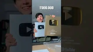 Unboxing de la PLACA DORADA del Millón en YouTube 🤩 GRACIAS por el apoyo!! 