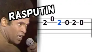 Boney M - Rasputin (Guitar Tab Tutorial)