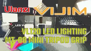 UNBOXING REVIEW of The VIJIM VL120 Mini LED Panel and ULANZI MT-08 Mini Tripod | Lazada Haul