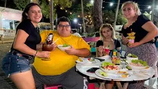 Fuimos Por Unos Cócteles De Concha Y Camarón *Disfrutando En Plaza Santa Lucía En Acajutla*
