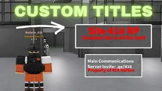 How to get custom titles, subtitles, and sideinfo (SCPRP)
