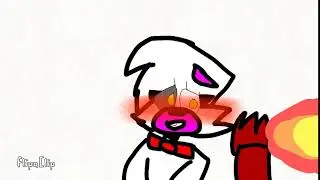 Mangle and foxy kiss