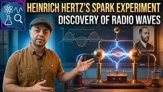 Heinrich Hertz’s spark experiment. How electromagnetic waves travel through space. 