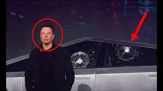 Tesla CyberTruck GLASS FAIL - LOST ELON MUSK