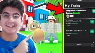 ROBLOX *GÖREV YAPARAK* BEDAVA ROBUX KAZANMAK !! 🤑 1 Görev = 100 Robux