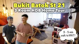 Home Tour: 3 Room HDB Flat at Bukit Batok Street 21! Just 5 min to MRT | LoukProp Homes Singapore