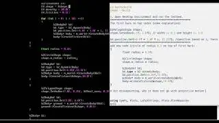 Box2D Modify TestBed: Examples Domino 2023