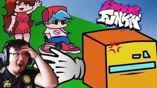 Friday Night Funkin DASHING - Geometry Dash Songs in FNF Goes Hard!