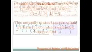 Algebra   Commutative and Associative Properties