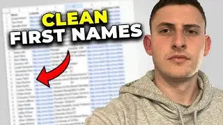 How To Clean First Names For Cold Email With Google Sheets | B2B Lead Generation