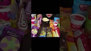 ASMR EATING ICECREAM MAGNUM,KULFI,LONDON DIARY,CHOCOBAR