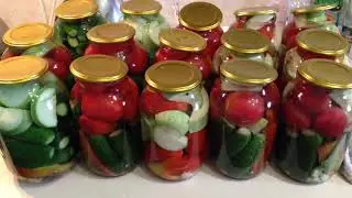 СОЛЁНОЕ ассорти // СЕКРЕТЫ ВКУСНОЙ КОНСЕРВАЦИИ // Рецепт