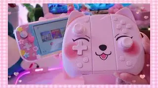 Cute and Pink Mytrix Game Accessories + PXN P50 Switch Controller
