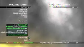 Hosting buttons_default CFG INFECTION LOBBY FOR PS3 on MW2