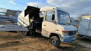 РОЗРІЗАЛИ МЕРСЕДЕС ВАНТАЖІВКУ😱 ЗРОБИЛИ ЕВАКУАТОР