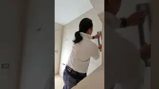 preparazione muri per resina o microcimento #lavoratore