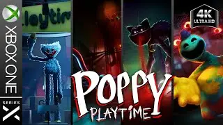 Poppy Playtime: Chapters 1-4 | Full Game Walkthrough | All Collectibles | 4K - No Commentary