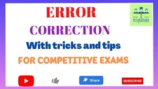 Common Errors in English Grammar|Error Correction and detection