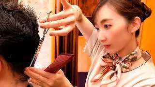 ASMR💈Healing Sounds of Tokyo Barbershop, Japan