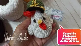 Gallina amigurumi pollo crochet chicken  portachiavi uncinetto pasqua hen Easter